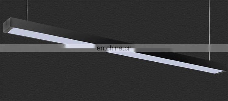 High Quality Aluminum 0.6M 1.2 Meter Long Black White Linear Lighting Fixture, LED linear light