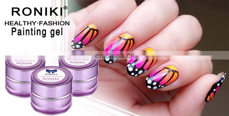 OEM Fashional Art Design Nails 100 Colors Soak Off Painting Gel Nail Polish