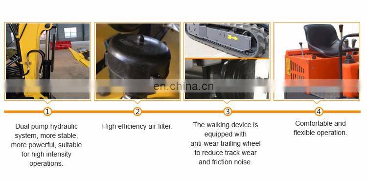 China made 1 ton mini digger for sale