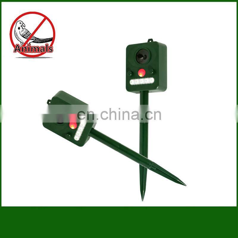 Professional Solar Power Infrared Sensor Animal Cats Dogs And Outdoor Bird Repeller Strong Ultrasonic Wave