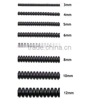 Hematite 8mm drum beads for jewelry