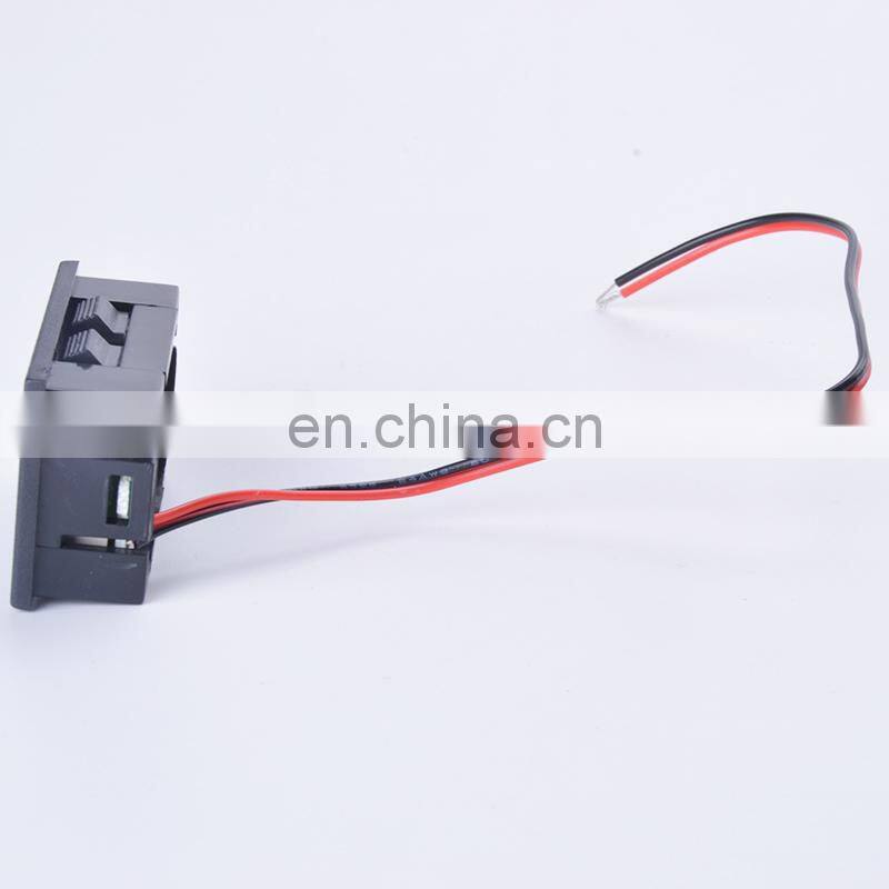 Digital Voltmeter DC 10A Red Blue Green LED Amp Panel Car Current Monitor Tester 4.5-30v Voltage Meter