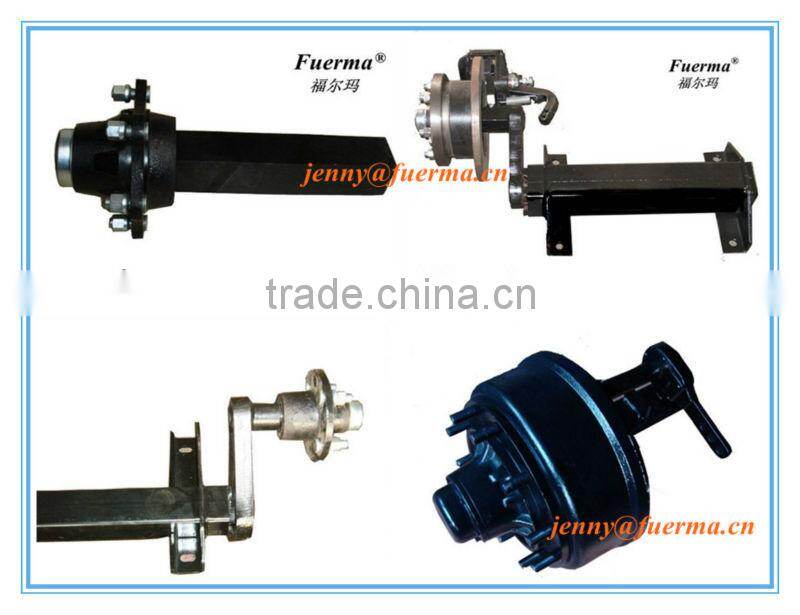 axle for agricultural trailer