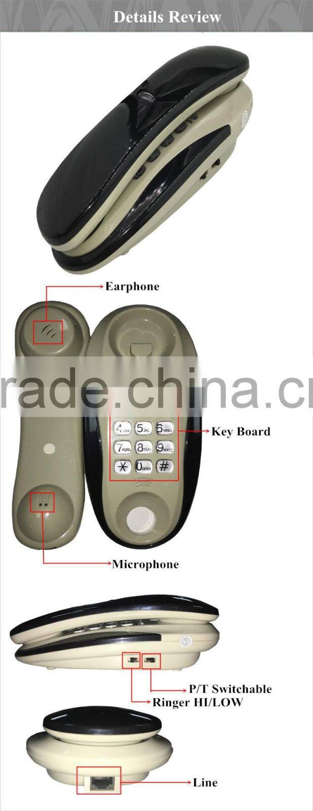 coreded hospital trimline telephone home appliance small trimline telephone