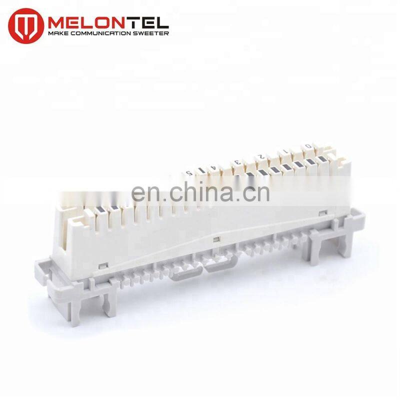 MT-2002 disconnection connection ABS module 10 pair profile krone module Iron plate with nickel