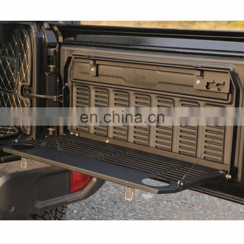 iron tailgate table cargo shelf for jeep jl car accessories
