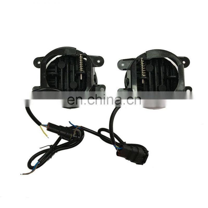 for jeep JK bumper 07-17 year 30w 4 inch car led fog light with DRL