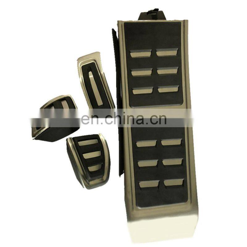 Car Foot Gas Rest Plate Cover Wholesale Auto Car Break Accelerator Pedals Brake Clutch Gas Oil Footrest Pedal Pad For Audi A4