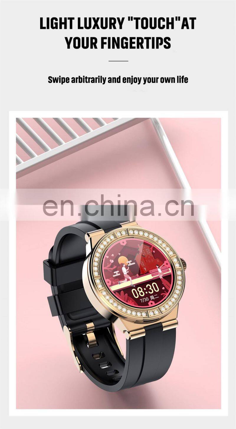 LIGE BW0323 Women Smartwatch For Android Ios Waterproof Heart Rate Fitness Wristwatch Exercise Smart Watch