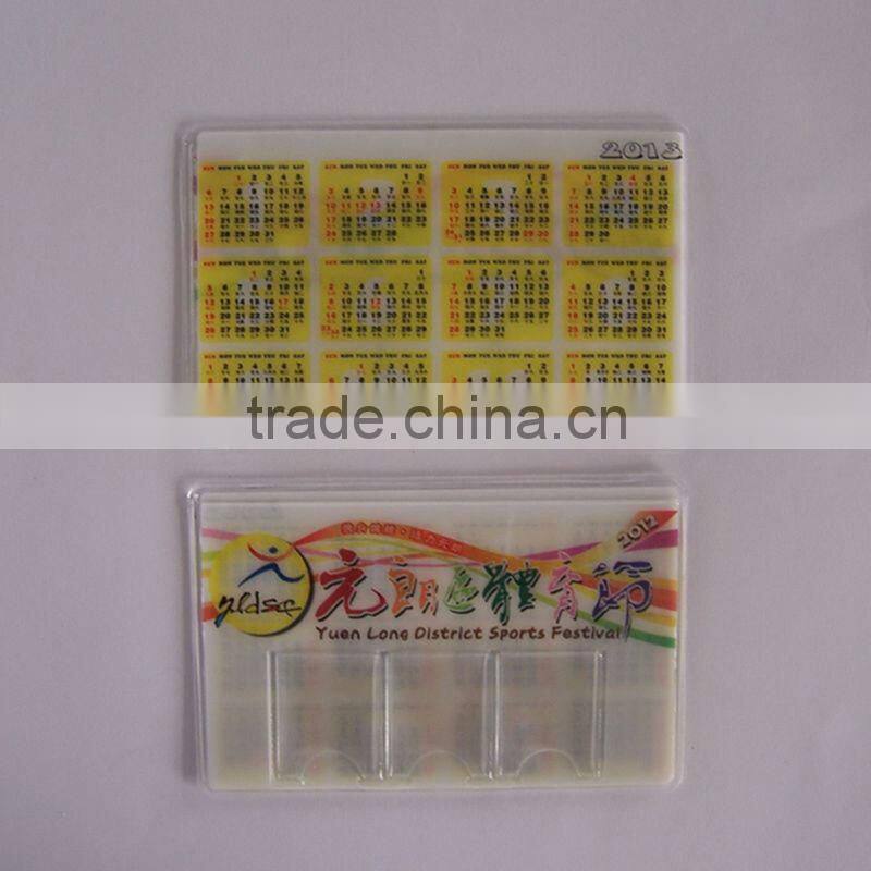 2015 promotional printed id card holders ,pvc uv print card holder , Business card holder