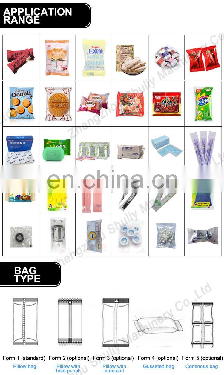 Full Auto Pillow Pack Machine Pillow Bread Flow Packing Machine Malaysia