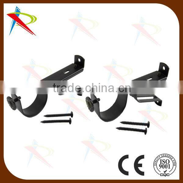 Both Dia 19mm black fabric curtain accessories wholesale