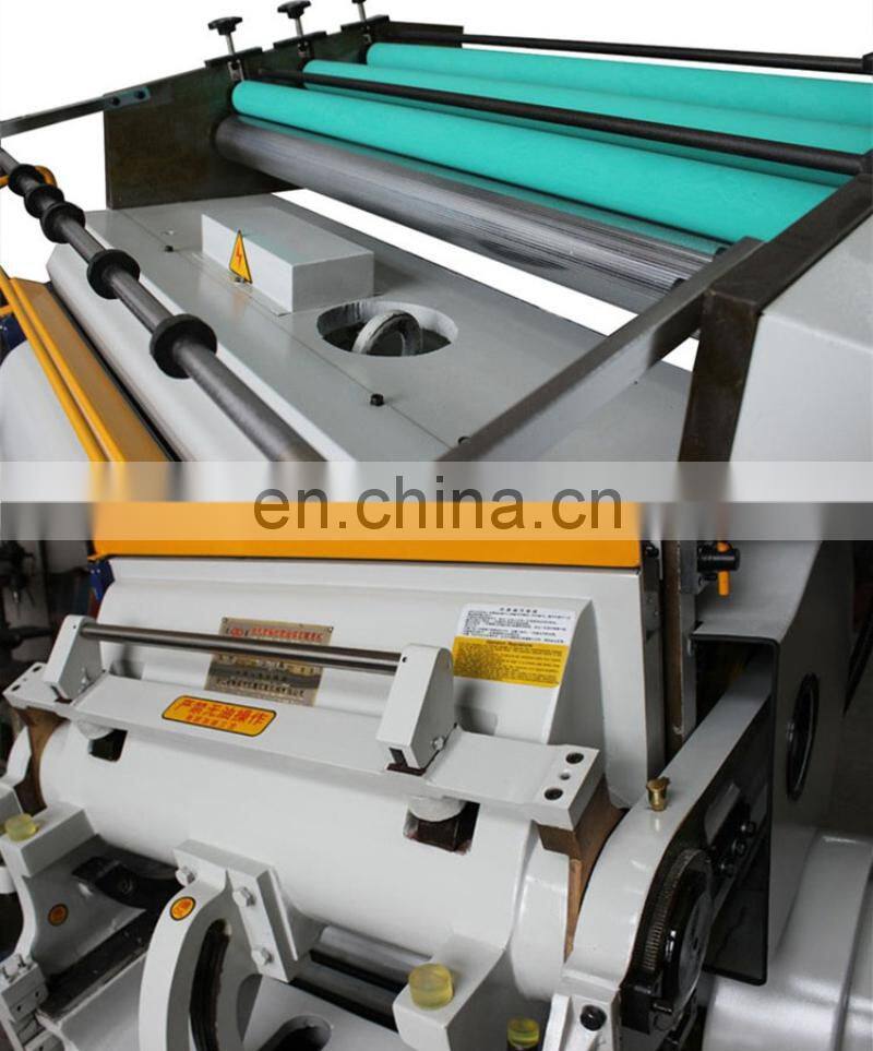 TYMB1040 CE High Pressure kraft paper hot foil stamping die cutting machine, invitation card plane die punching machinery