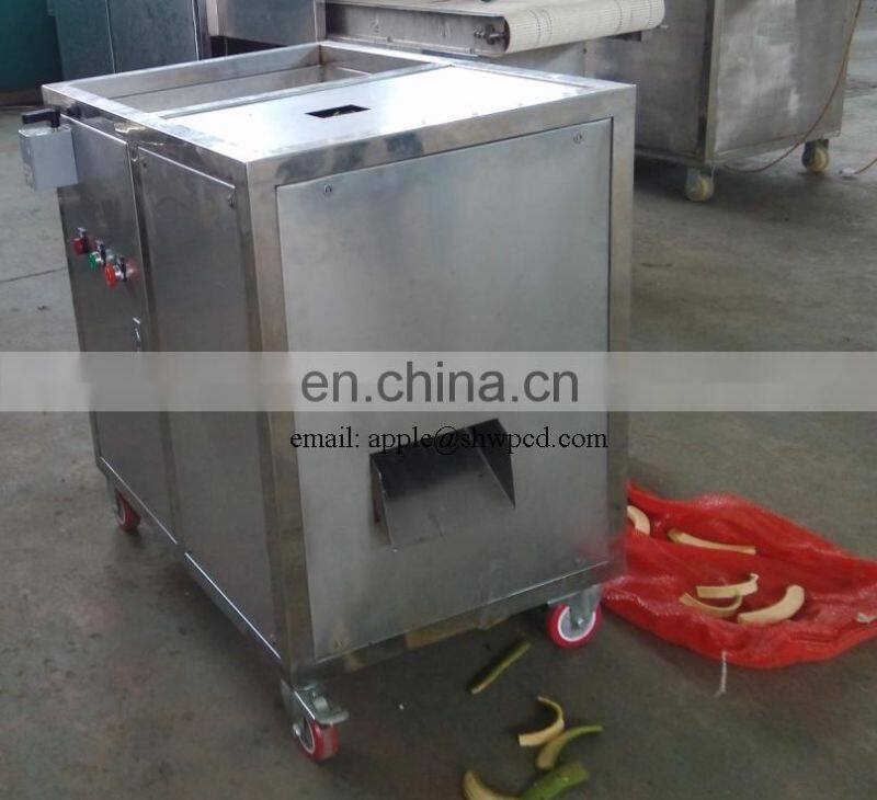 factory supply stainless steel green banana peeling machine/banana peeling machine/plantain peeler machine