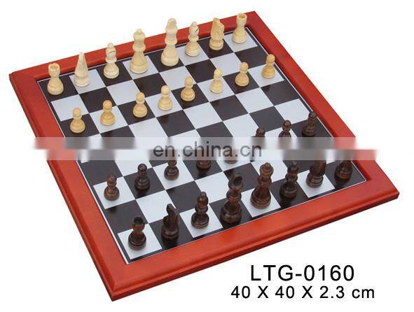 custom made in china wooden chess board chess game set