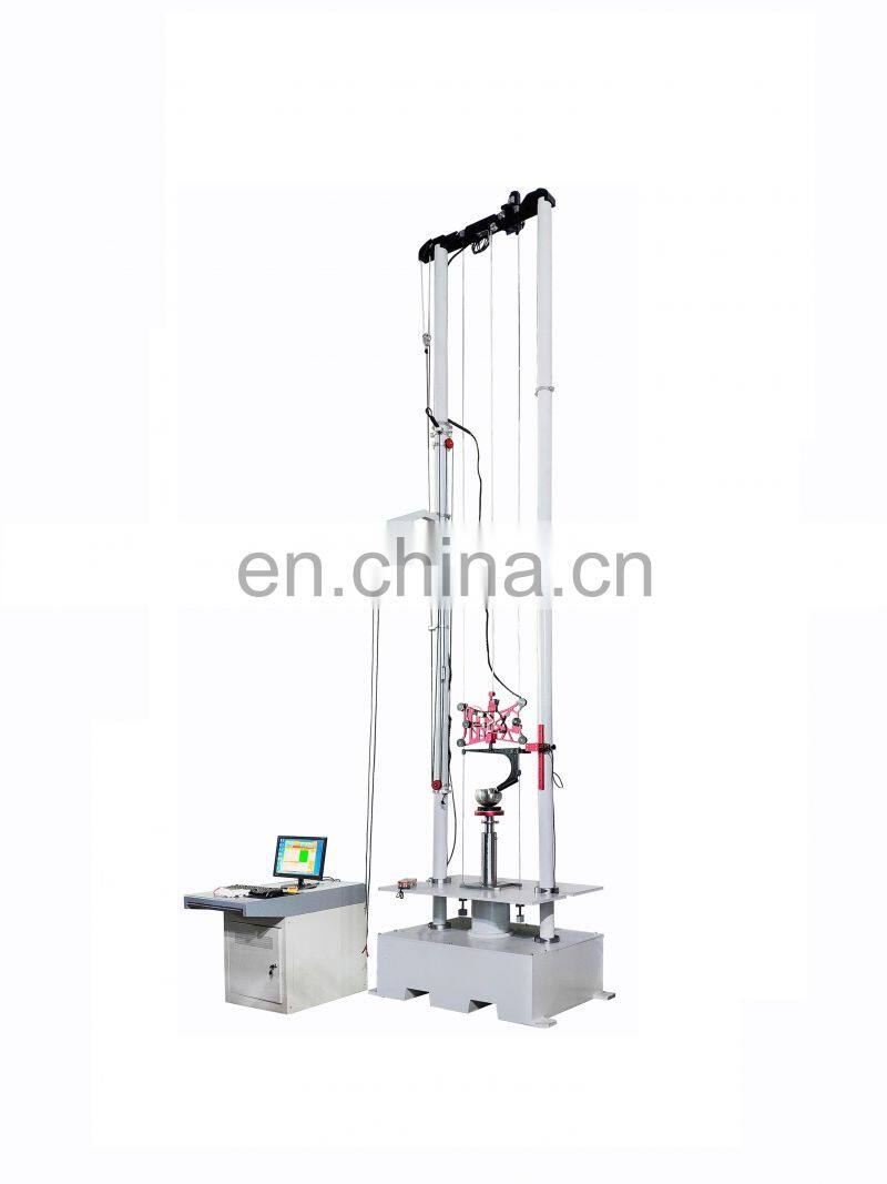 Motorcycle helmet Impact Attenuation Testing machine for DOT/JIS 8133/ECE R22.05 Testing