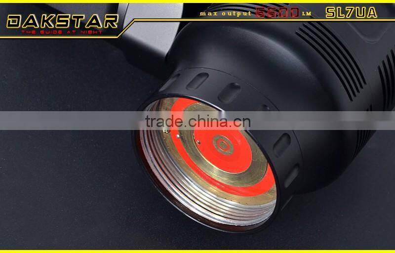 DAKSTAR SL7UA XML U2 5500LM 26650 Aluminum Rechargeable high power led flashlight