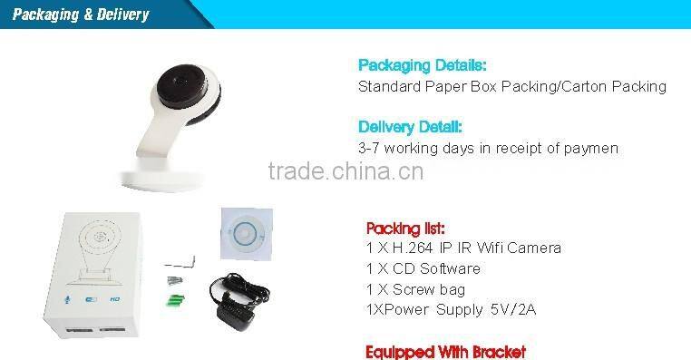 Household Wifi Mini IP 2.8mm fixed lens 1MP 720 HD IR CCTV Camera