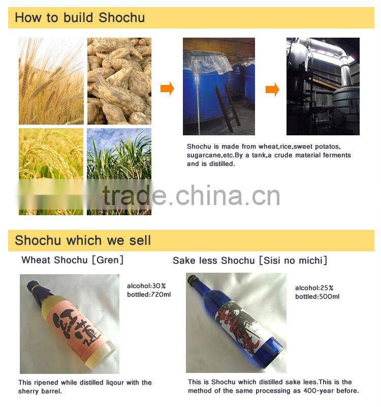 Japanese quality and Unique variety liquor whisky rice wine shochu plum wine