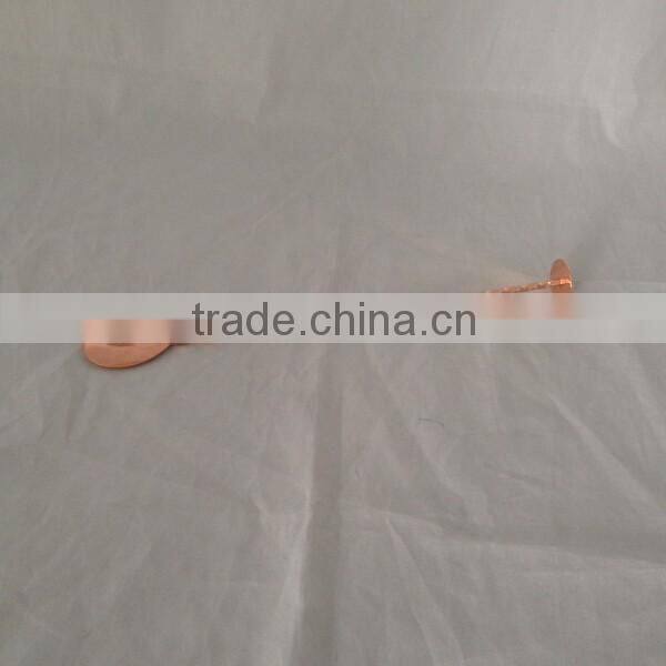 Cocktail mixing spoon, Stainless steel copper plated spoon, metal bar tools