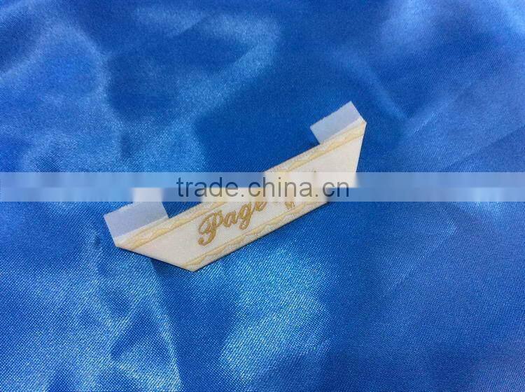 New Wholesale top level high density t-shirt design woven label