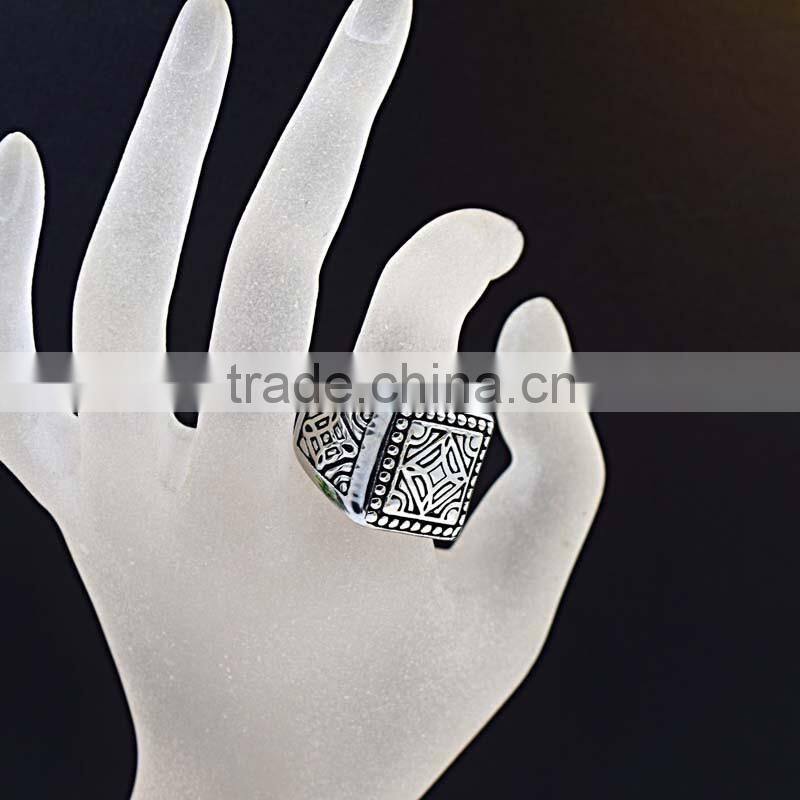 fashion jewellery gothic fashion handmade men's silver ring