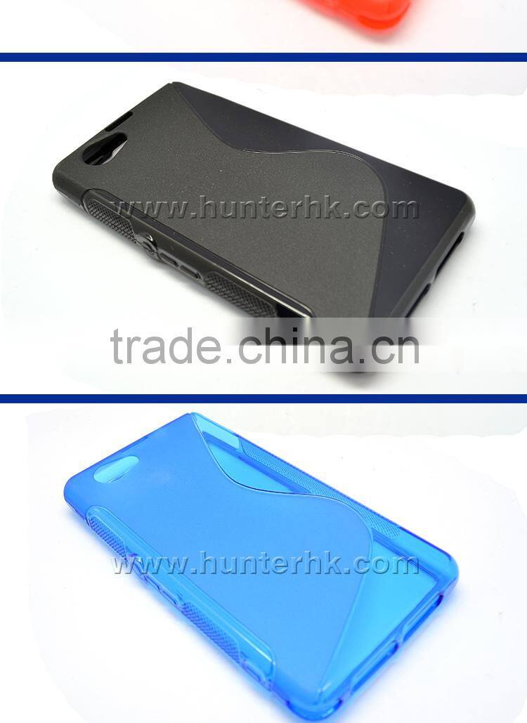 Hot Sale Simple S Curve For Sony D5503 TPU Gel Case