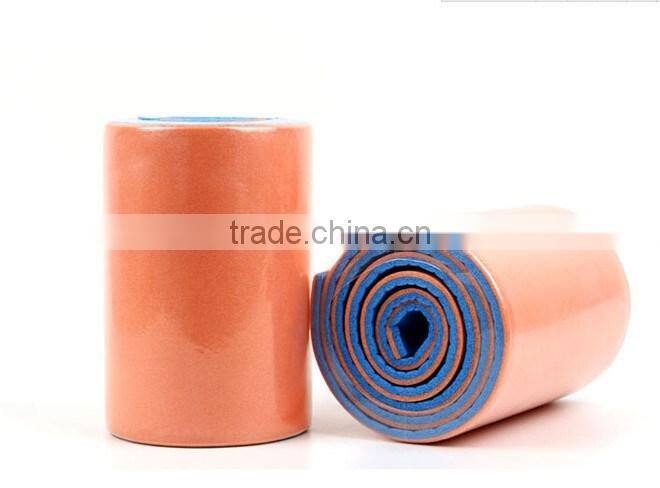 How to roll out stretcher shin splints for first aid