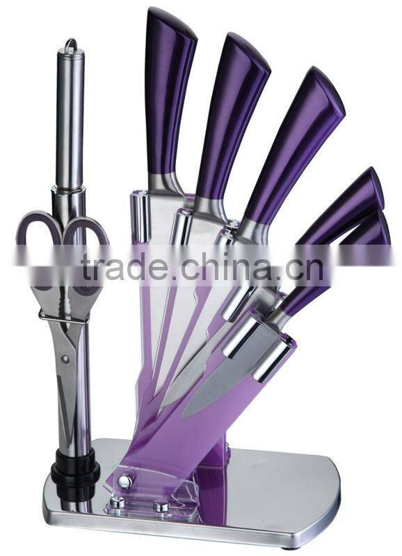 430 S/S HANDLE 8PCS KITCHEN KNIFE SET