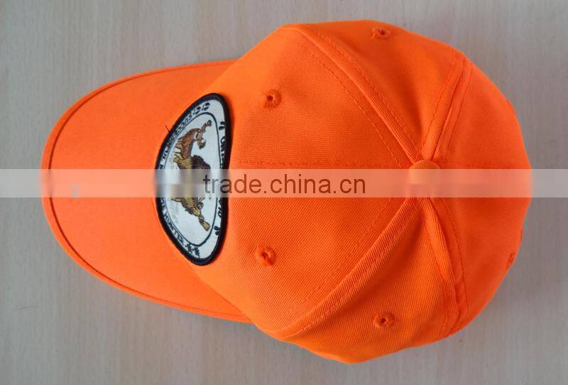 fluorescent orange safe hunter baseball cap