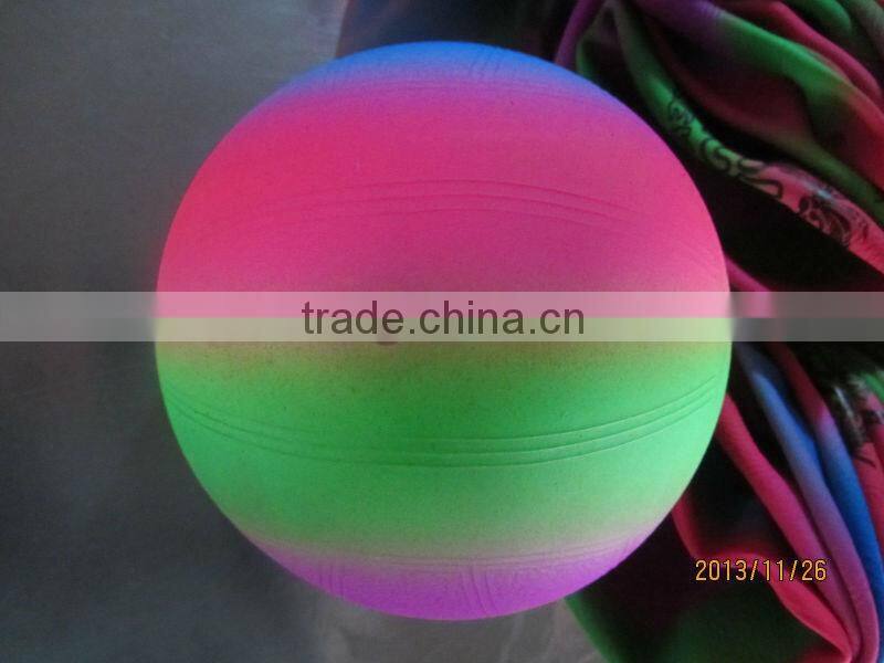 9inch kids rainbow volley ball