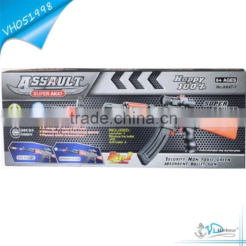 Water EVA Bullets Children Hunting Toy Pop Gun