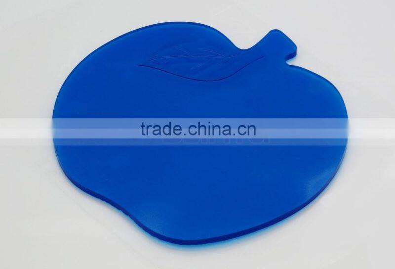 9.5*9.5 CM PU Personalized Apple Shape Sticky Pad