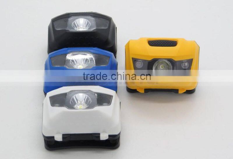 Light Weight Mini 2 IN 1 Red White LED Headlamp Flashlight