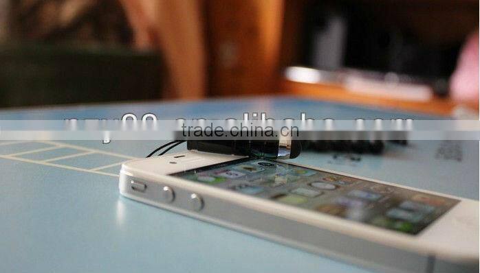 Mini high sensitive stylus touch screen pen with 3.5mm dust plug