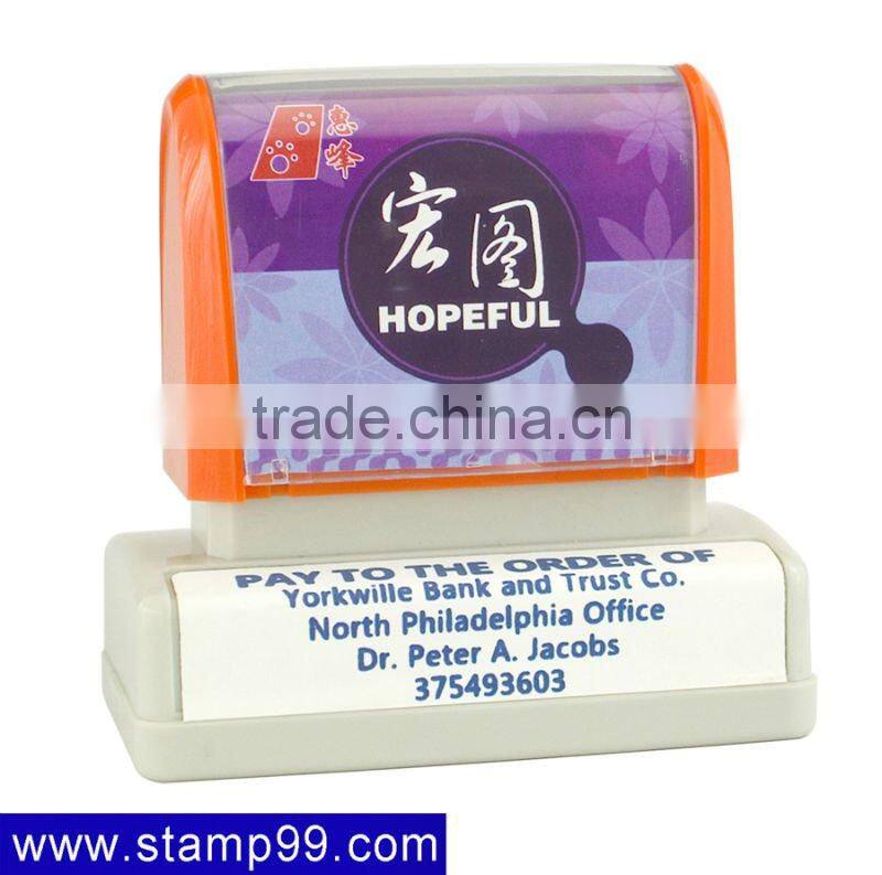 Lizao office flash stamps/ Flash foam stamps
