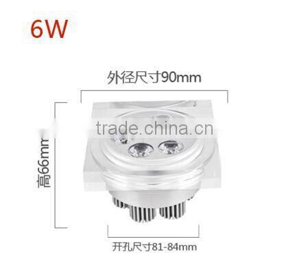 Super brightness energy saving ceiling downlighting white/warm white office/cabinet good price new style led downlight 7W 6W 3W