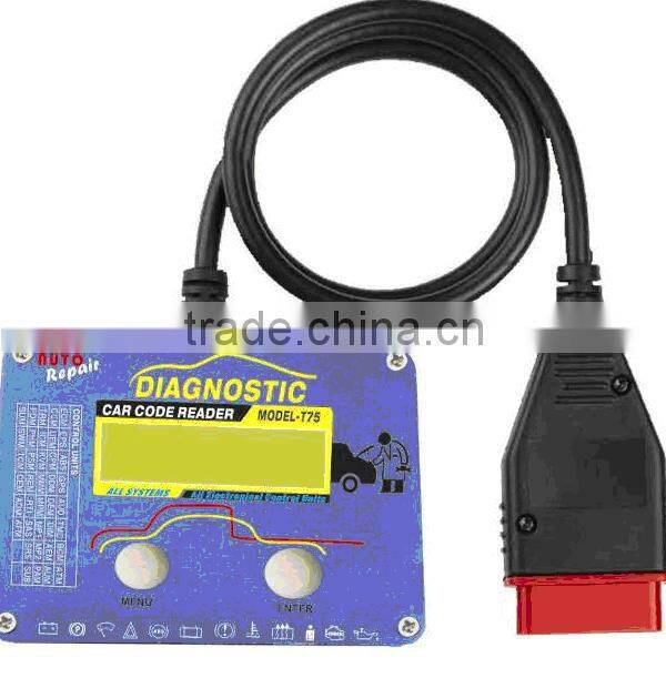 High-quality OBD2/EOBD car Diagnostic Tool 16pin / auto diagnostic Code Reader for Volvo T75 with update online ,full systems