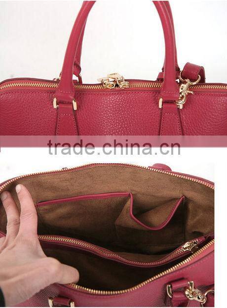 wholesale elegance handbag china genuine leather woman handbag