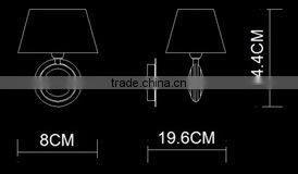 2015 fancy hat wall lamp