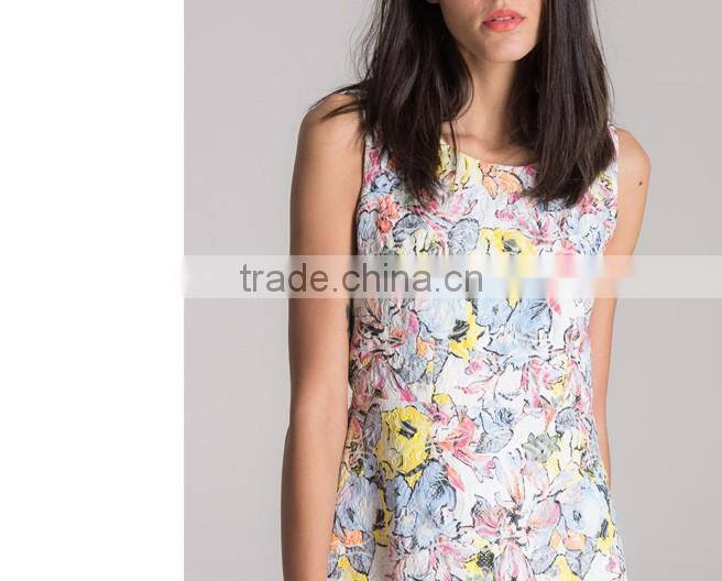 Latest fashion classic moderate elegant color printed A-line skirt