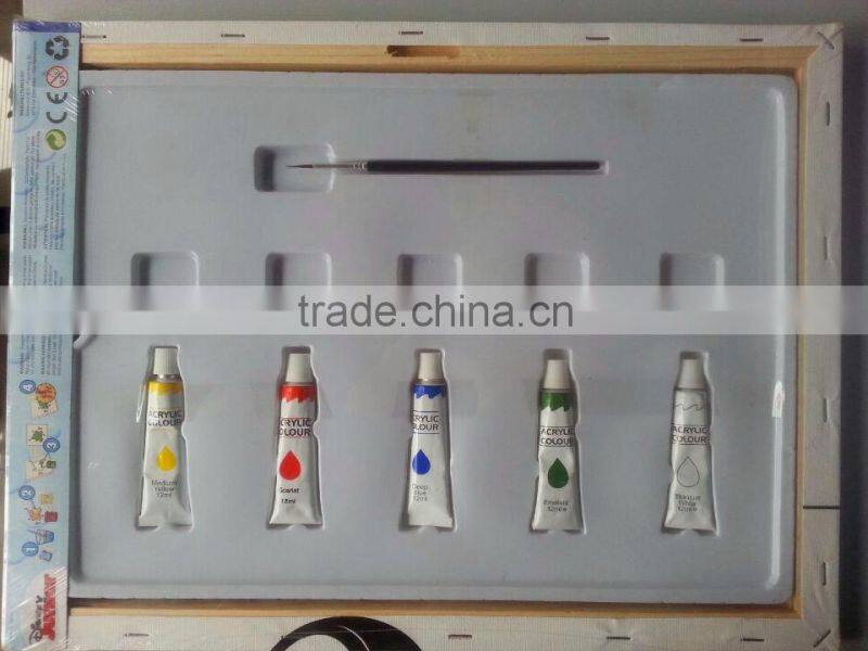 100% cotton Cartoon Sample Picture of Canvas Painting