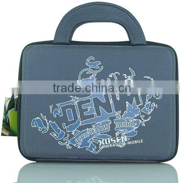 black polyester hard tablet case