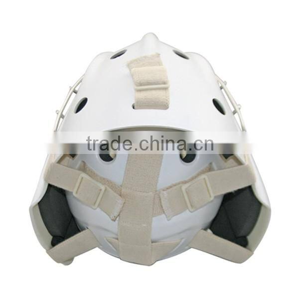 2016 innoviated ABS PE foam Field Hockey & ice hockey Goalie Helmet with good quality custom logo