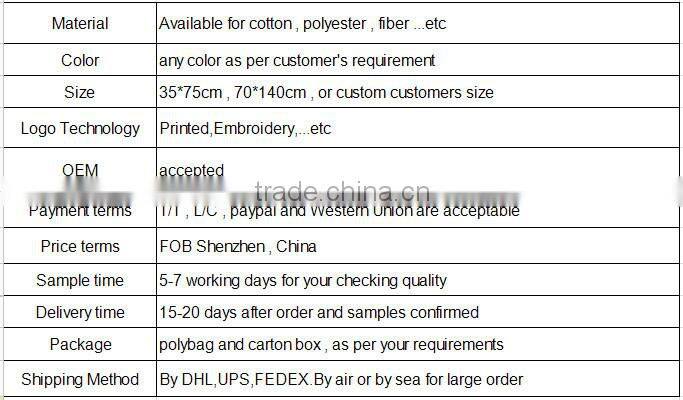 China factory custom print beach towel cotton