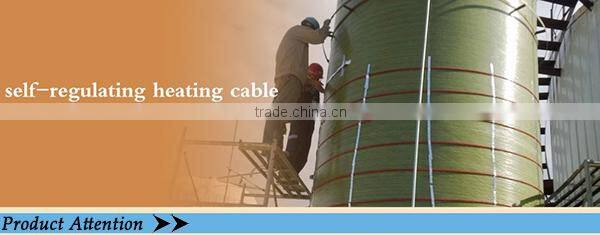 Self regulating heating tape for water pipe