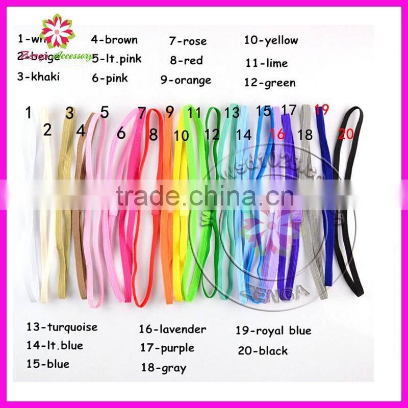 Bow lace headband, lace elastic headband, elastic lace headband