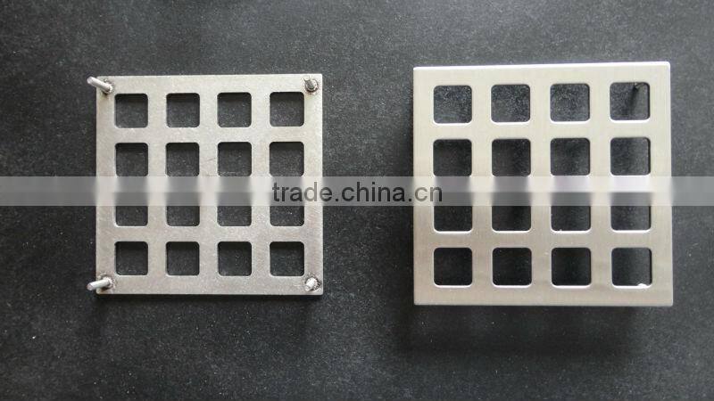 Custom Stainless Steel punching press parts fabriction services with brushed surface