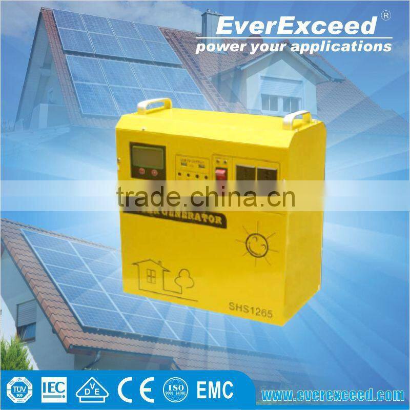EverExceed reliable quality portable solar home system for outside solar lighting