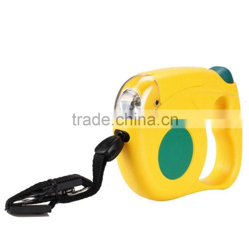 Automatic Outdoor Retractable Pet Dog Leash With Flashlight